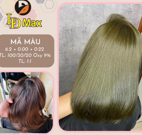 Rêu trên tóc 2-3 khúc màu