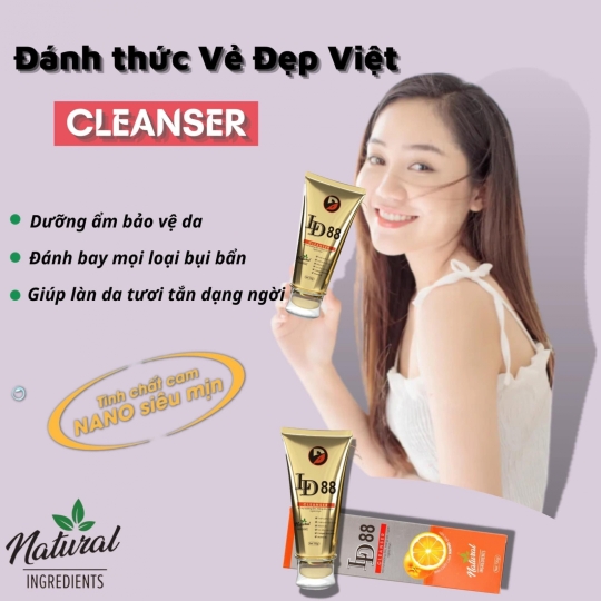 SỮA RỬA MẶT TINH CHẤT CAM LD88
