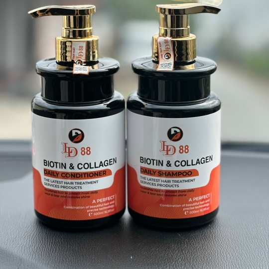 Dầu gội xả Biotin & Colagen LD88