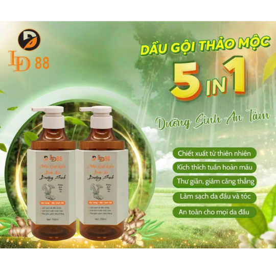 DẦU GỘI XẢ DƯỠNG SINH - MỘC LINH KIỀU